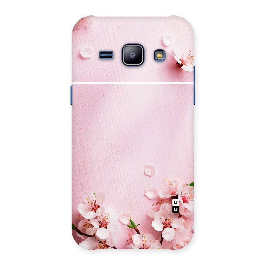 Blossom Frame Pink Back Case for Galaxy J1