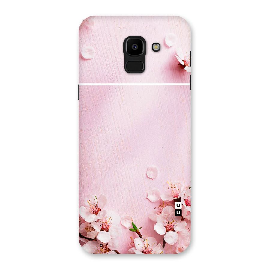 Blossom Frame Pink Back Case for Galaxy J6