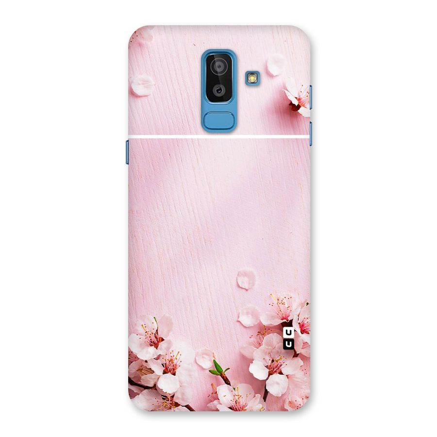 Blossom Frame Pink Back Case for Galaxy J8