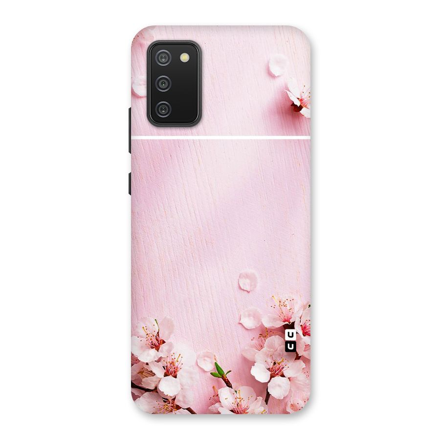 Blossom Frame Pink Back Case for Galaxy M02s