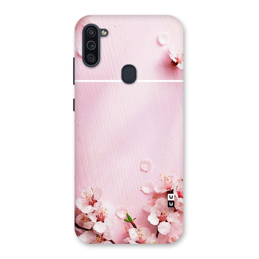 Blossom Frame Pink Back Case for Galaxy M11