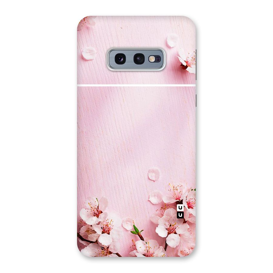 Blossom Frame Pink Back Case for Galaxy S10e