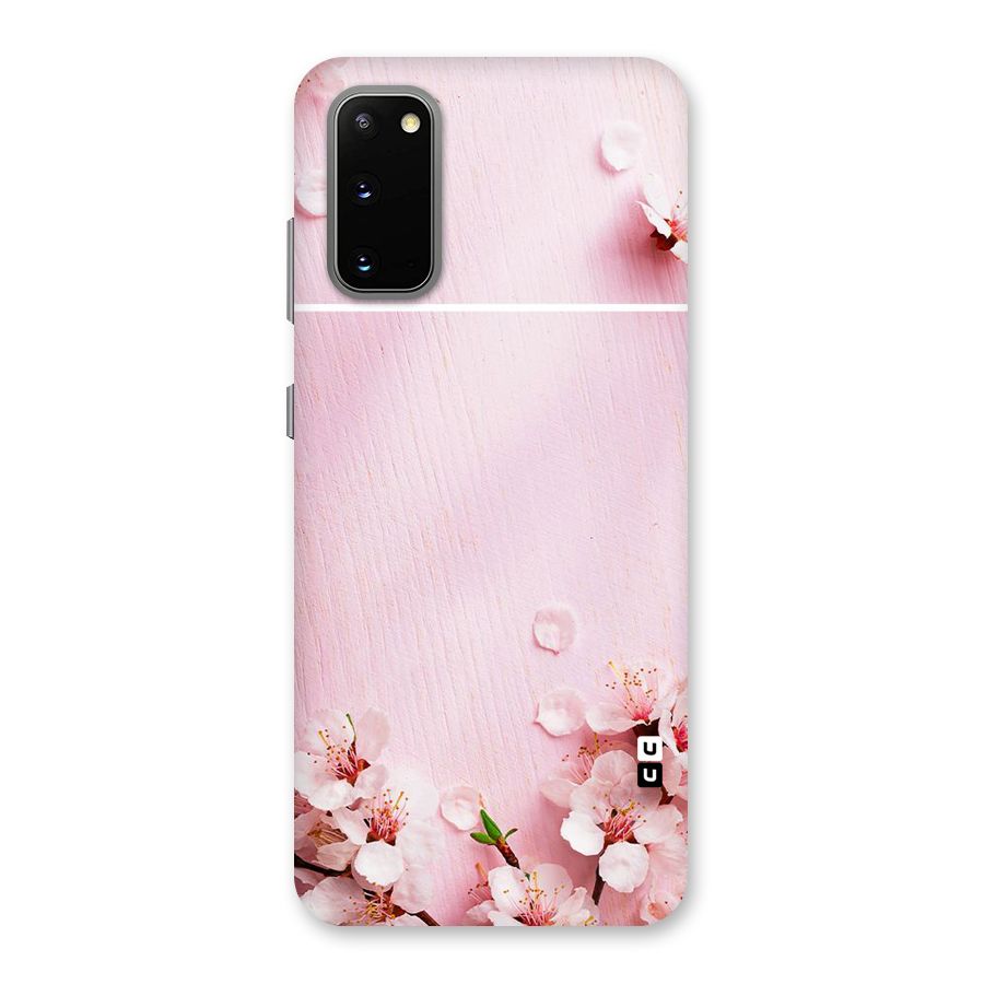 Blossom Frame Pink Back Case for Galaxy S20