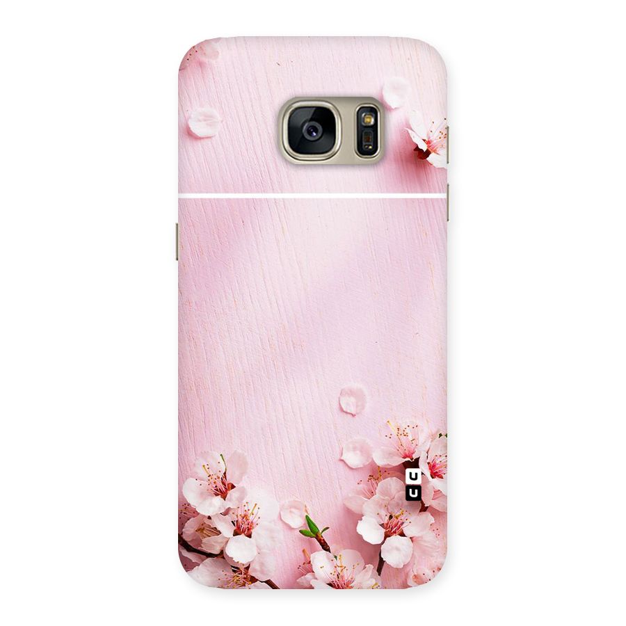 Blossom Frame Pink Back Case for Galaxy S7