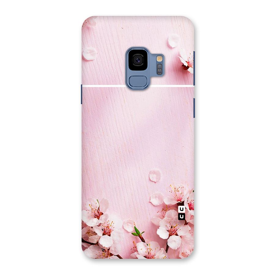 Blossom Frame Pink Back Case for Galaxy S9