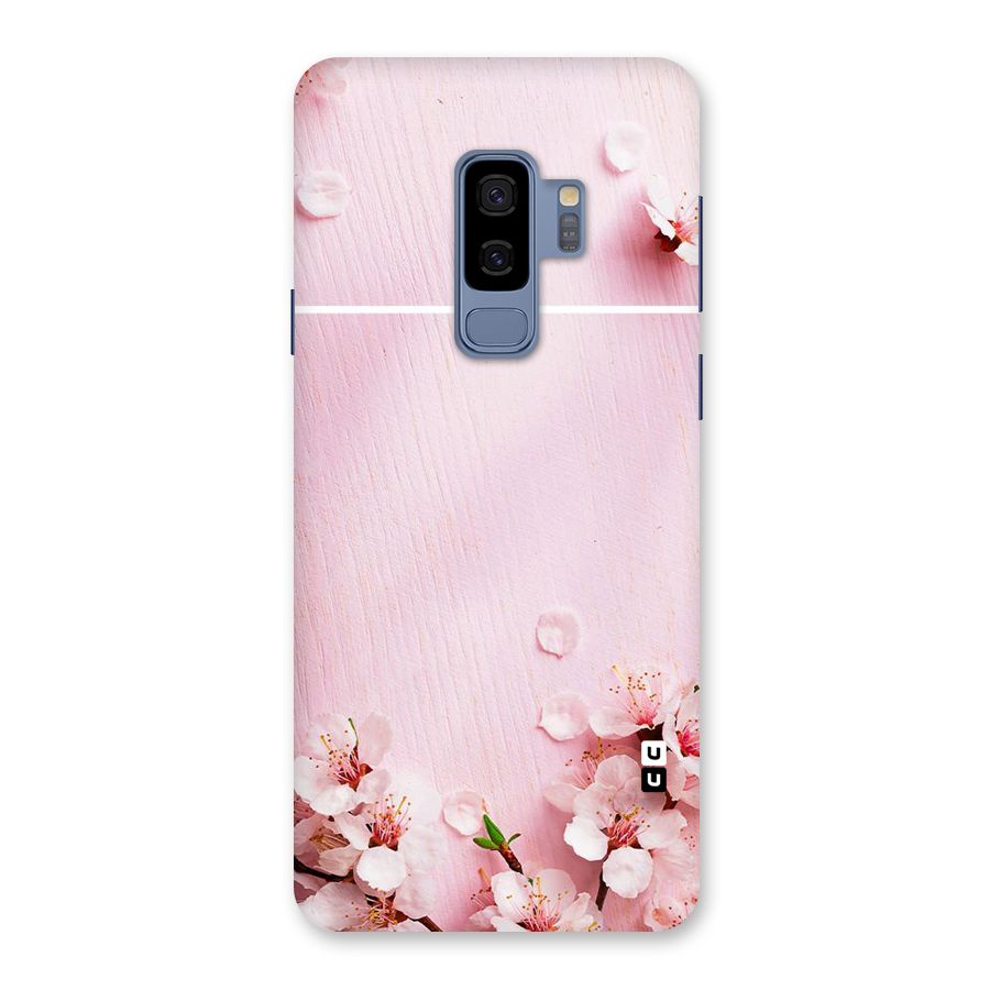 Blossom Frame Pink Back Case for Galaxy S9 Plus