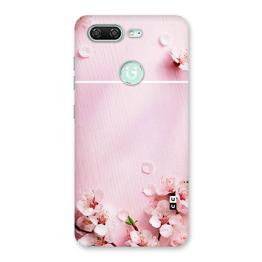 Blossom Frame Pink Back Case for Gionee S10