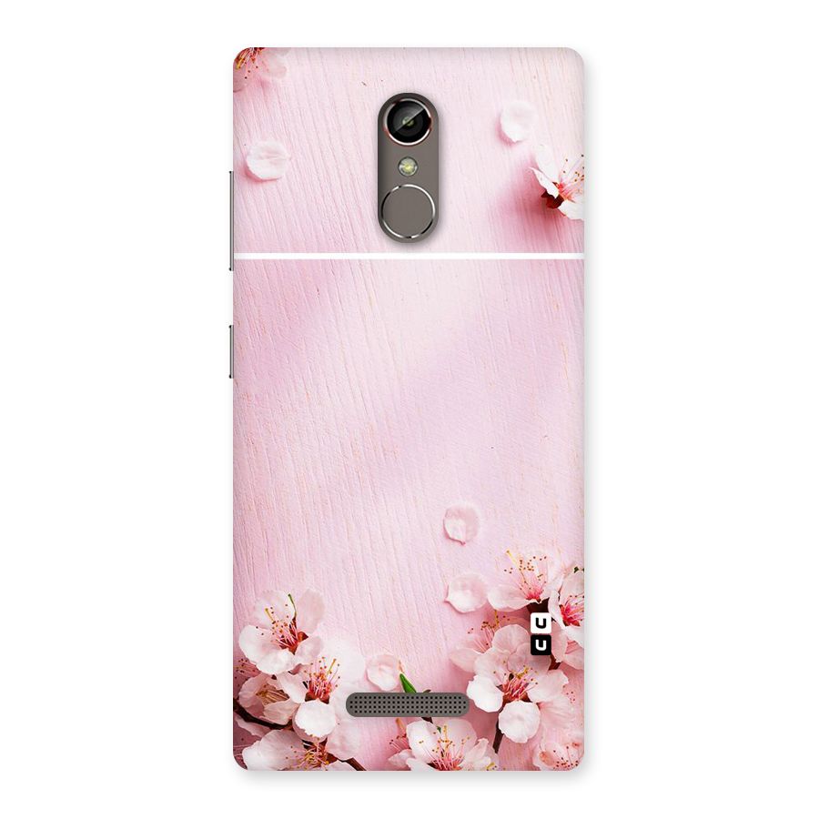 Blossom Frame Pink Back Case for Gionee S6s