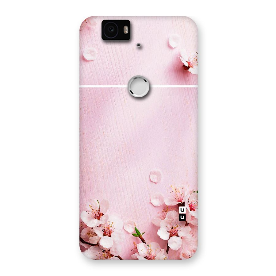 Blossom Frame Pink Back Case for Google Nexus-6P