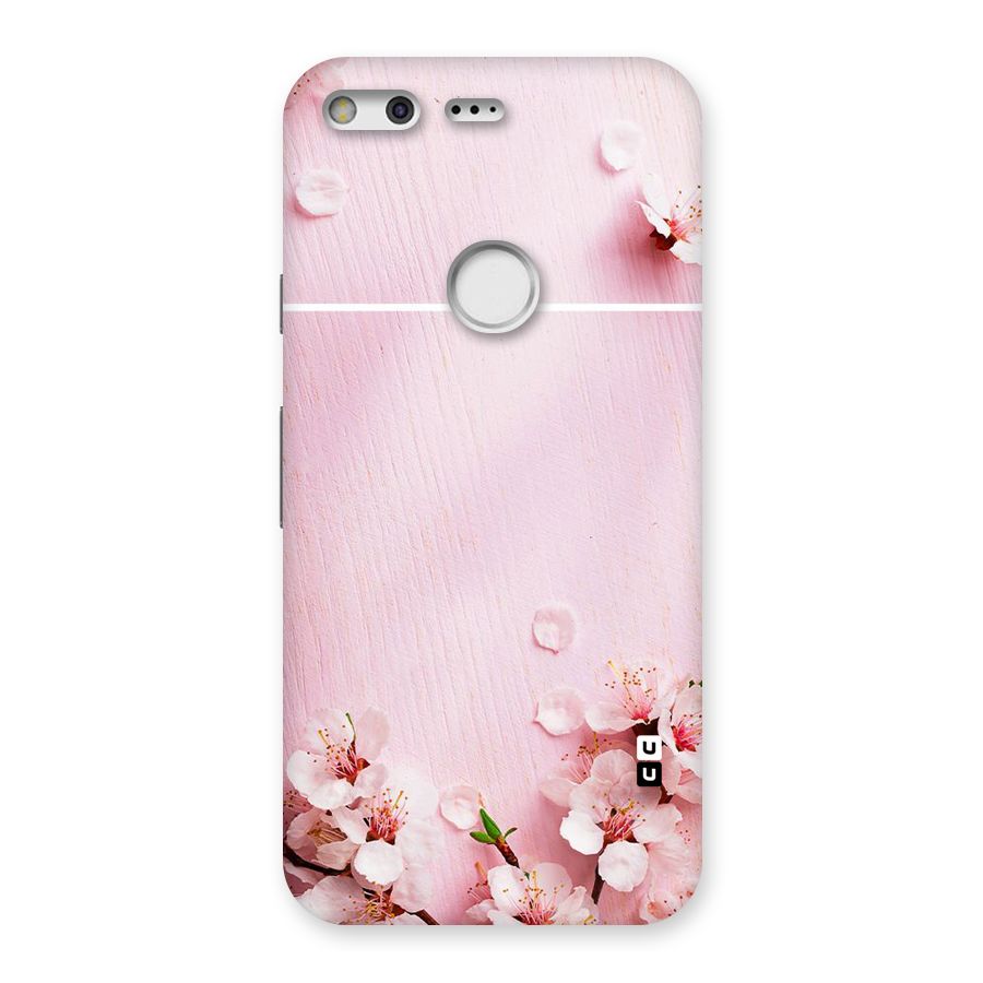 Blossom Frame Pink Back Case for Google Pixel