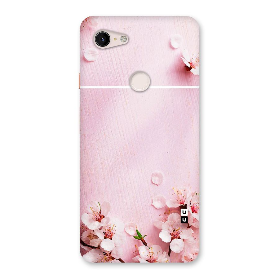 Blossom Frame Pink Back Case for Google Pixel 3 XL
