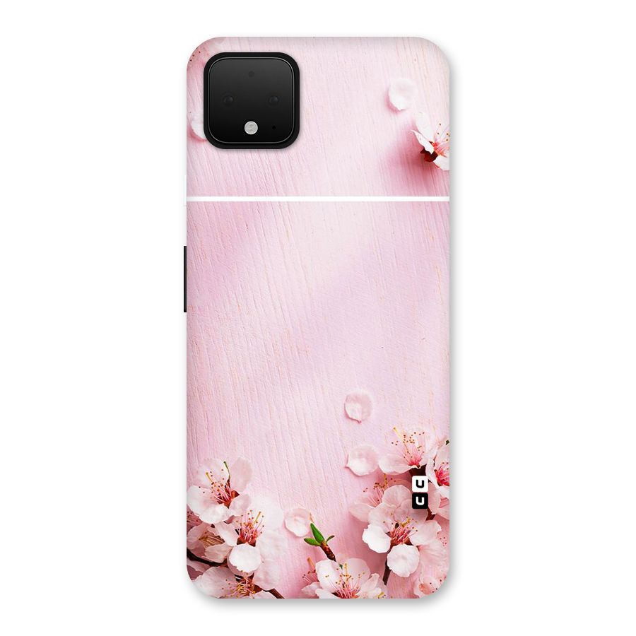 Blossom Frame Pink Back Case for Google Pixel 4 XL