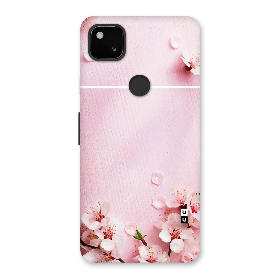 Blossom Frame Pink Back Case for Google Pixel 4a