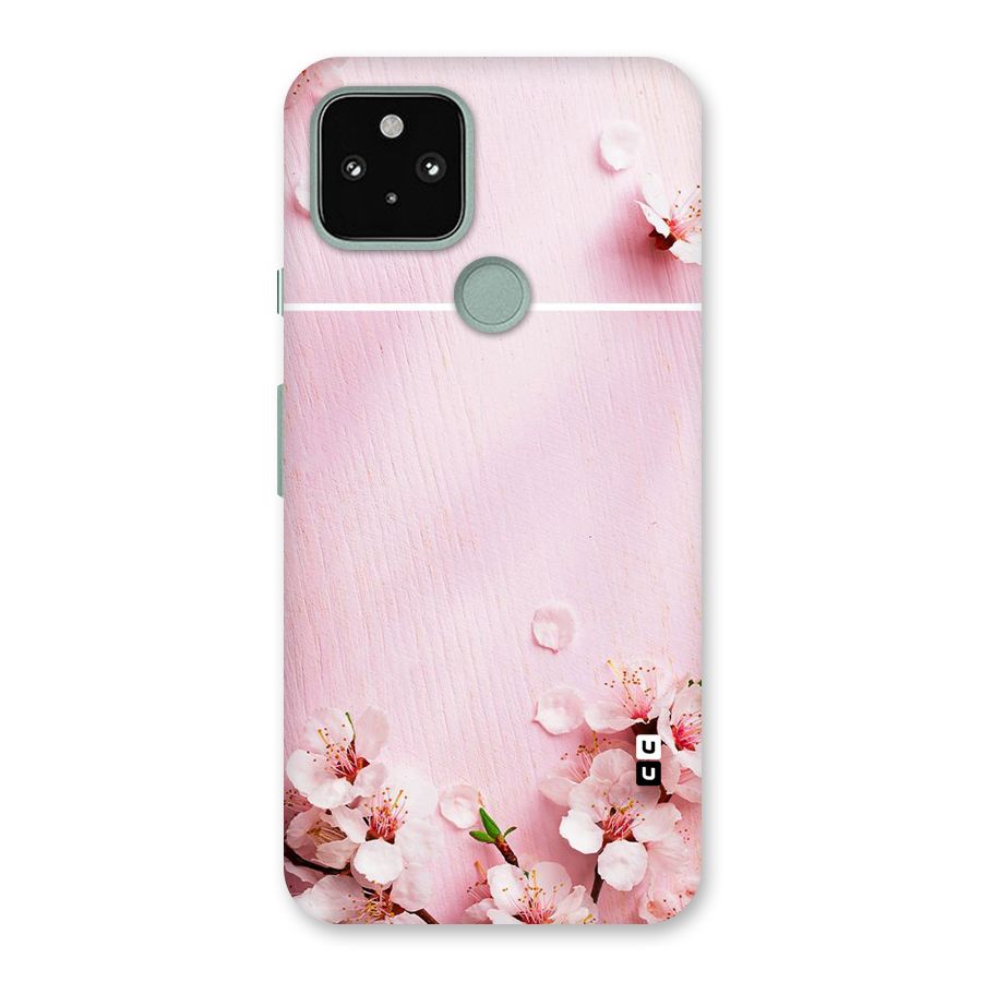 Blossom Frame Pink Back Case for Google Pixel 5