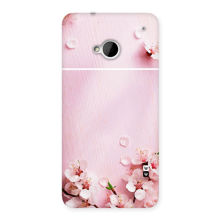 Blossom Frame Pink Back Case for HTC One M7