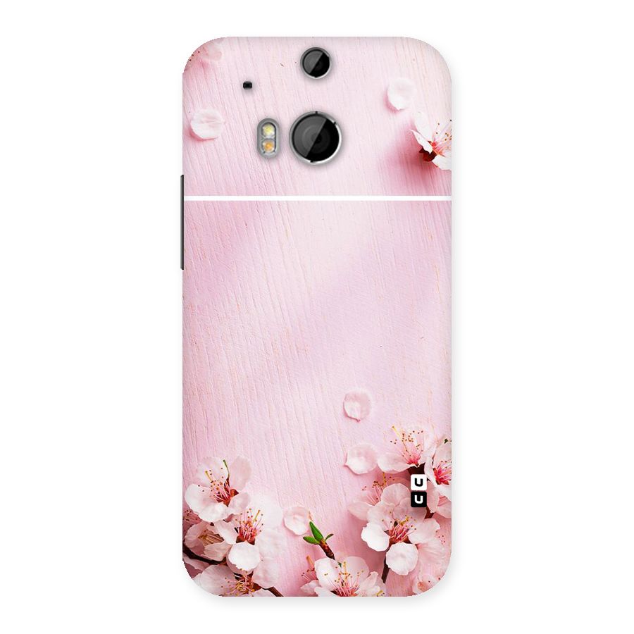 Blossom Frame Pink Back Case for HTC One M8