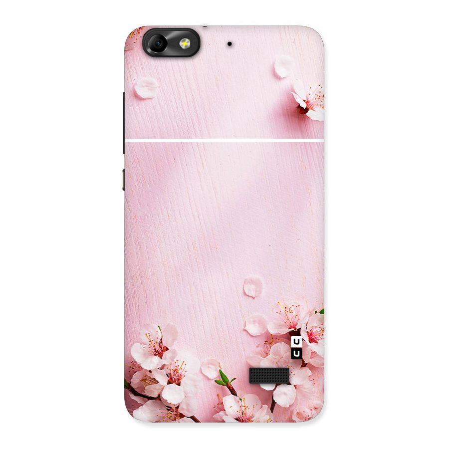 Blossom Frame Pink Back Case for Honor 4C