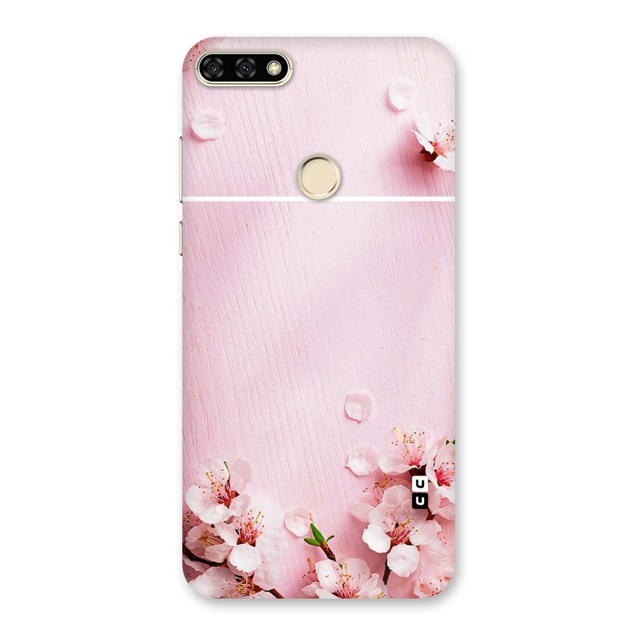 Blossom Frame Pink Back Case for Honor 7A