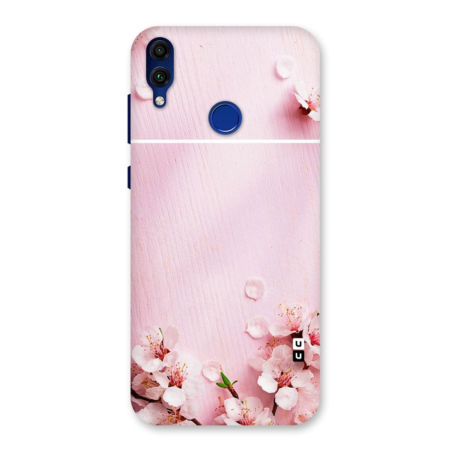 Blossom Frame Pink Back Case for Honor 8C