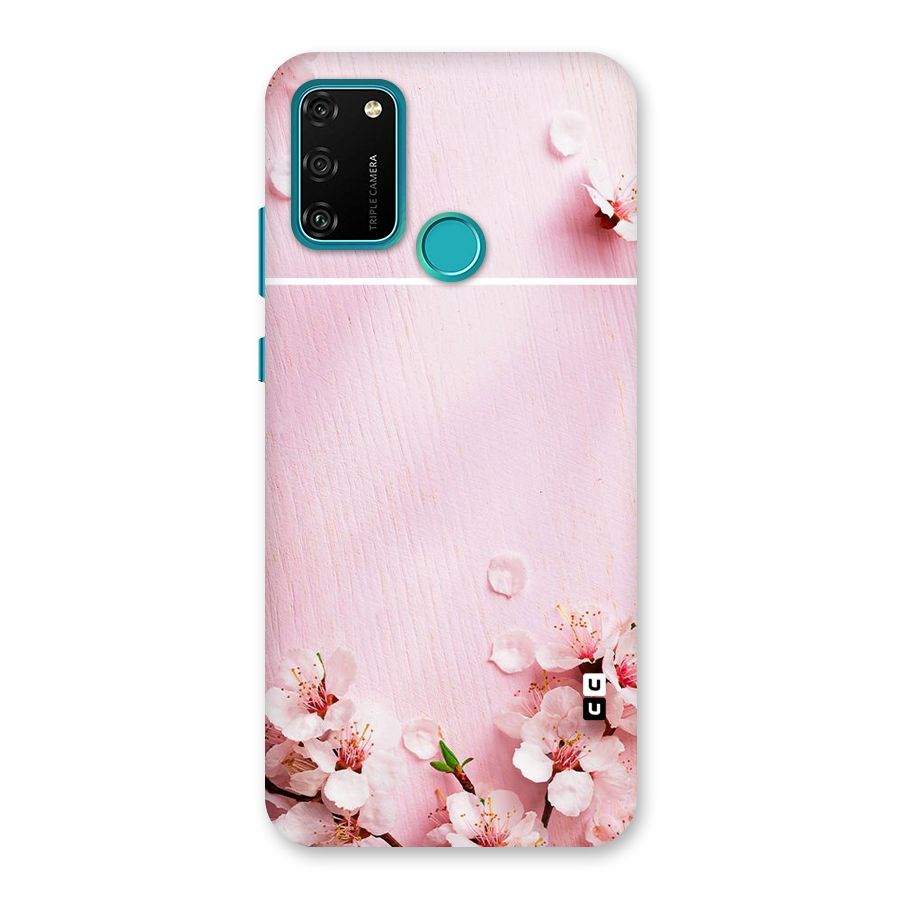Blossom Frame Pink Back Case for Honor 9A