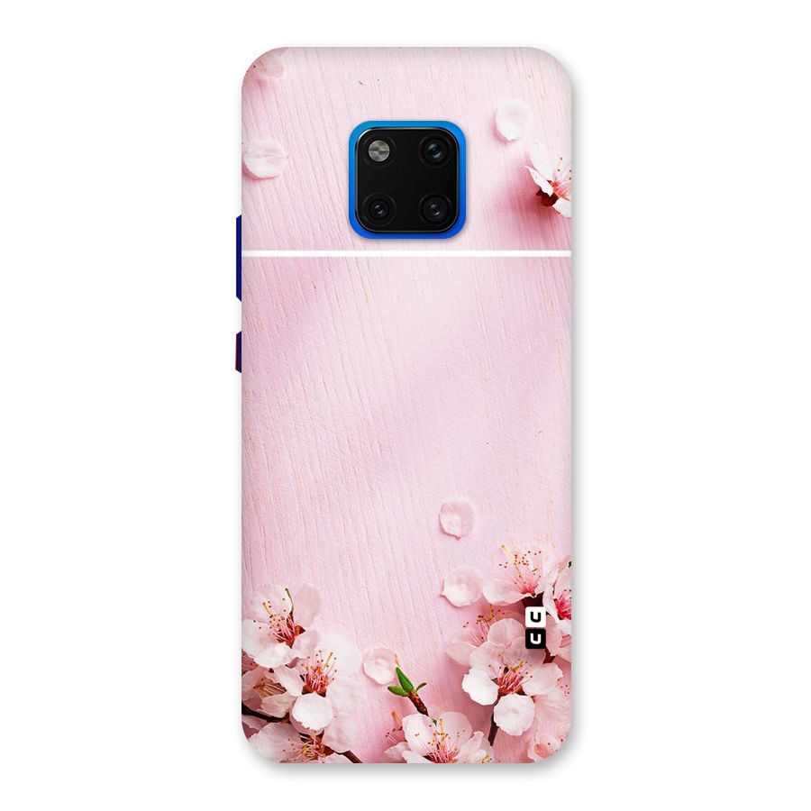 Blossom Frame Pink Back Case for Huawei Mate 20 Pro
