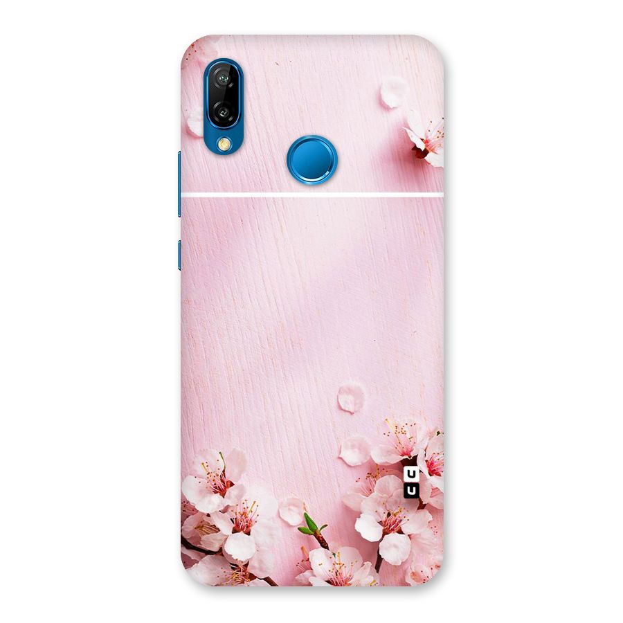 Blossom Frame Pink Back Case for Huawei P20 Lite
