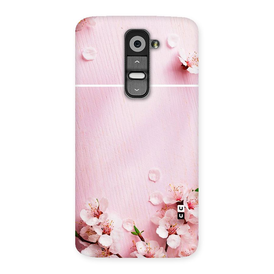 Blossom Frame Pink Back Case for LG G2