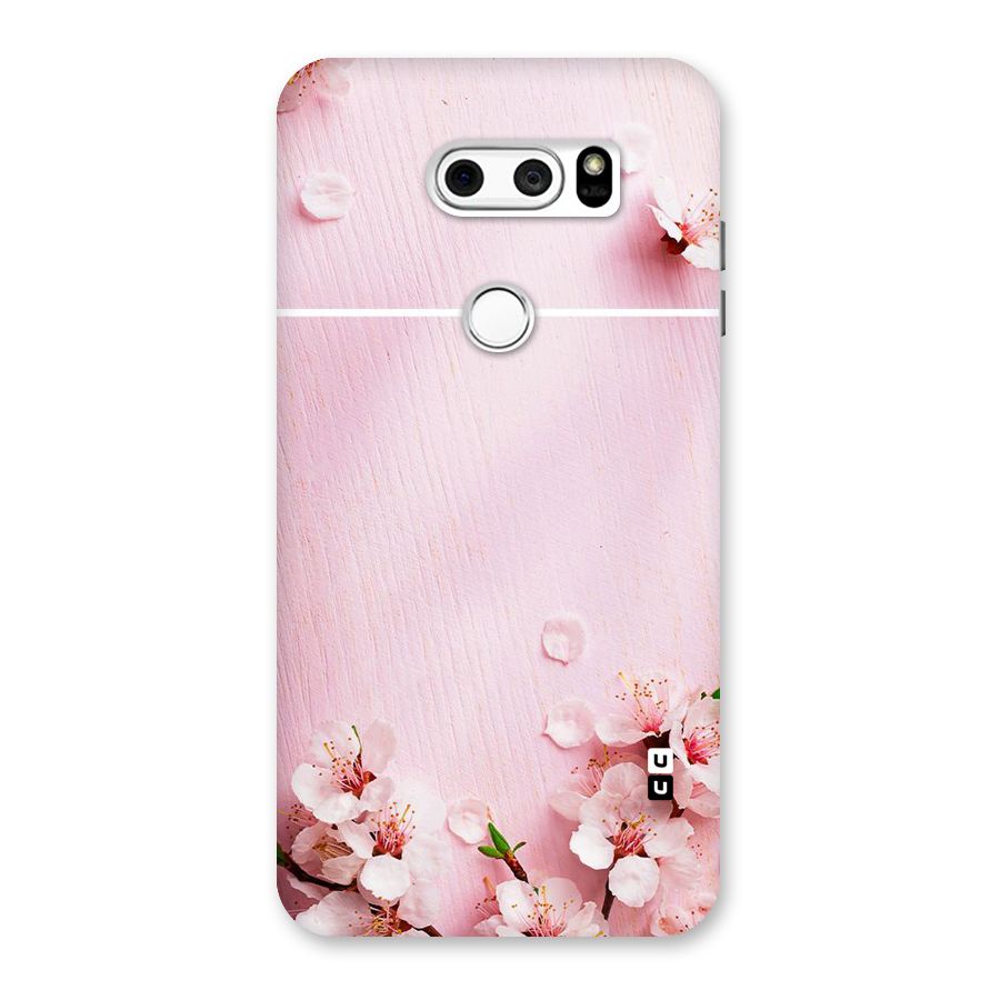 Blossom Frame Pink Back Case for LG V30