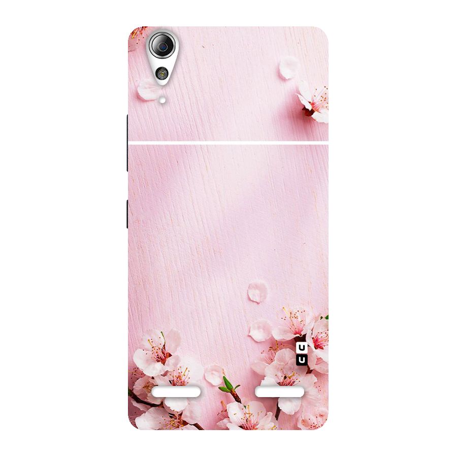 Blossom Frame Pink Back Case for Lenovo A6000 Plus