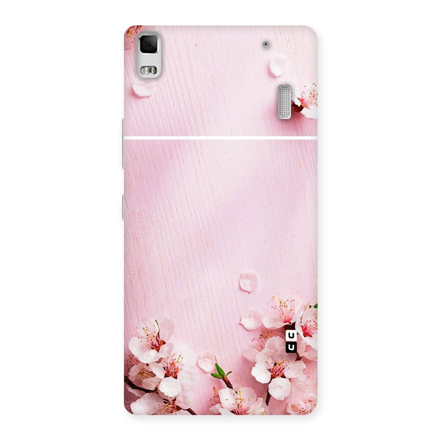 Blossom Frame Pink Back Case for Lenovo A7000