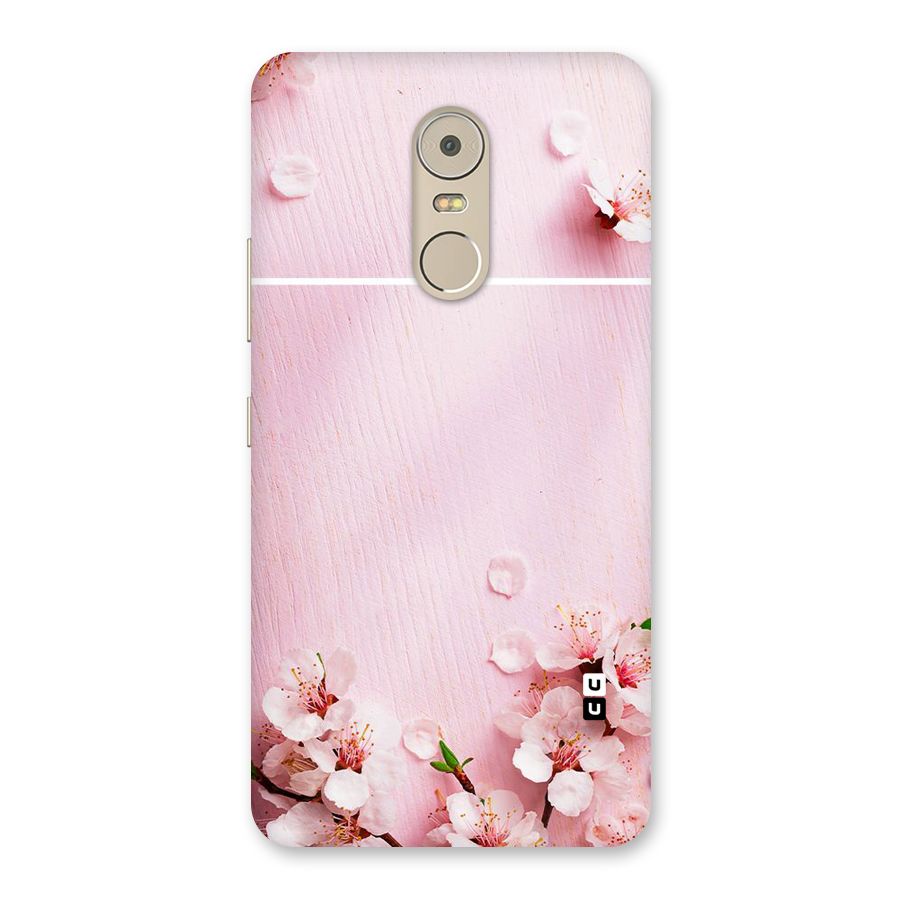 Blossom Frame Pink Back Case for Lenovo K6 Note