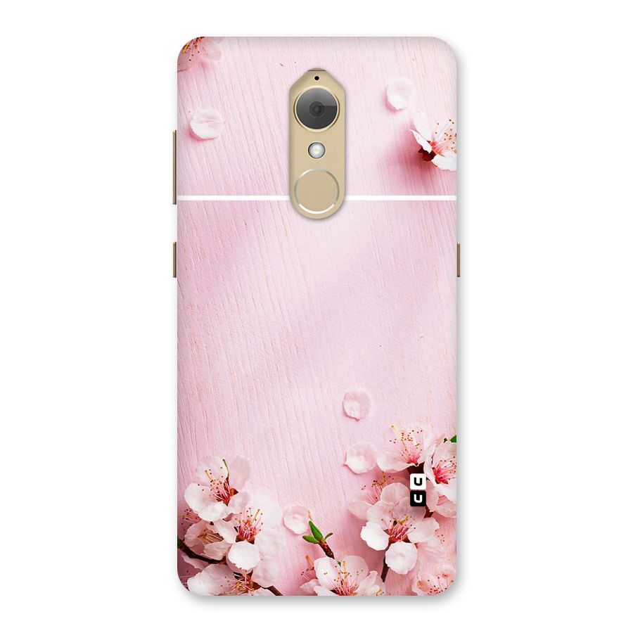 Blossom Frame Pink Back Case for Lenovo K8