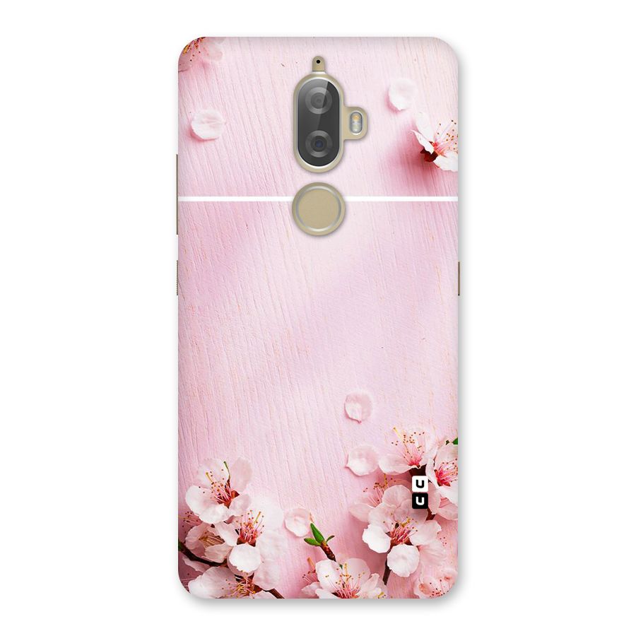 Blossom Frame Pink Back Case for Lenovo K8 Plus