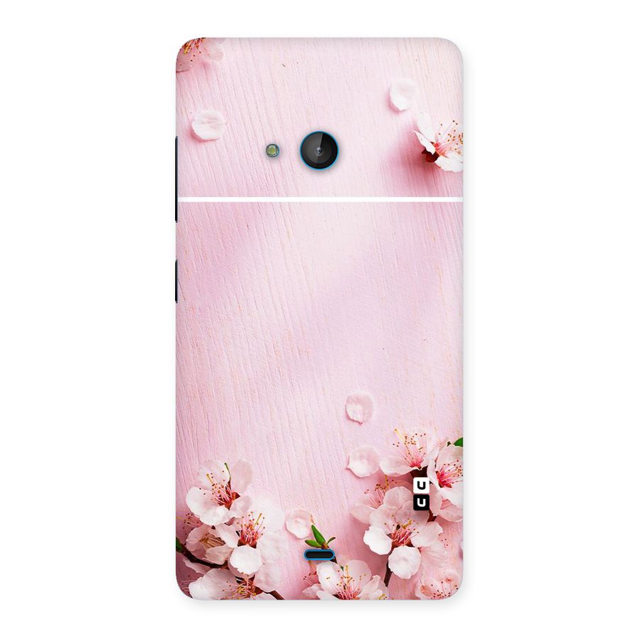 Blossom Frame Pink Back Case for Lumia 540