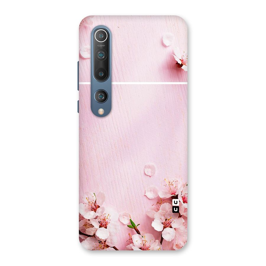 Blossom Frame Pink Back Case for Mi 10