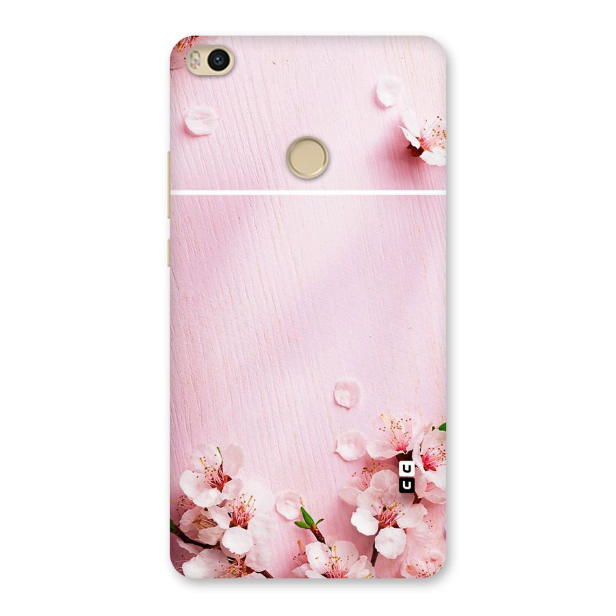 Blossom Frame Pink Back Case for Mi Max 2