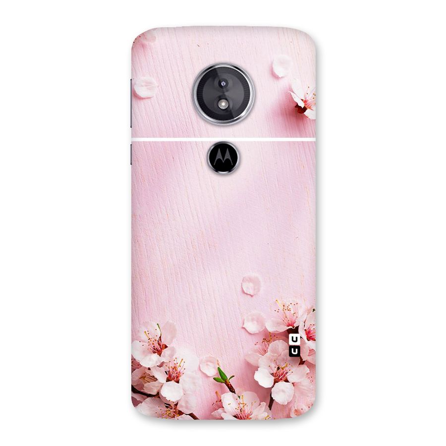 Blossom Frame Pink Back Case for Moto E5