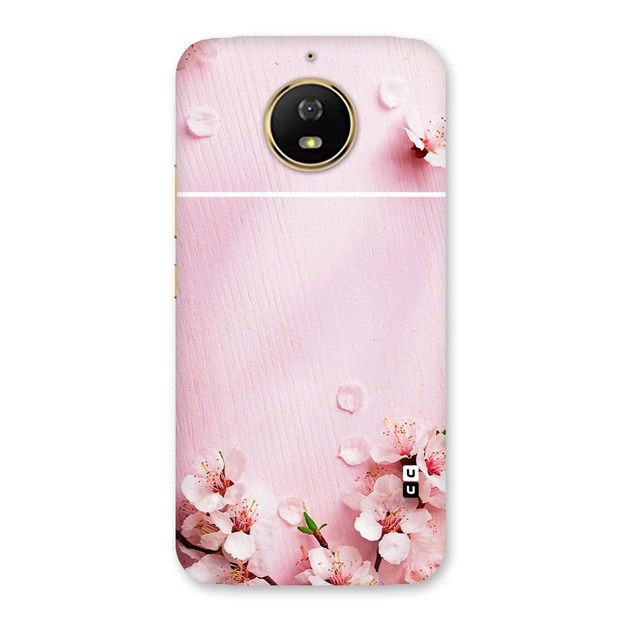 Blossom Frame Pink Back Case for Moto G5s