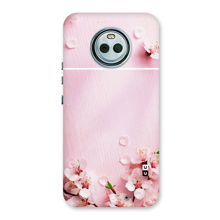 Blossom Frame Pink Back Case for Moto X4