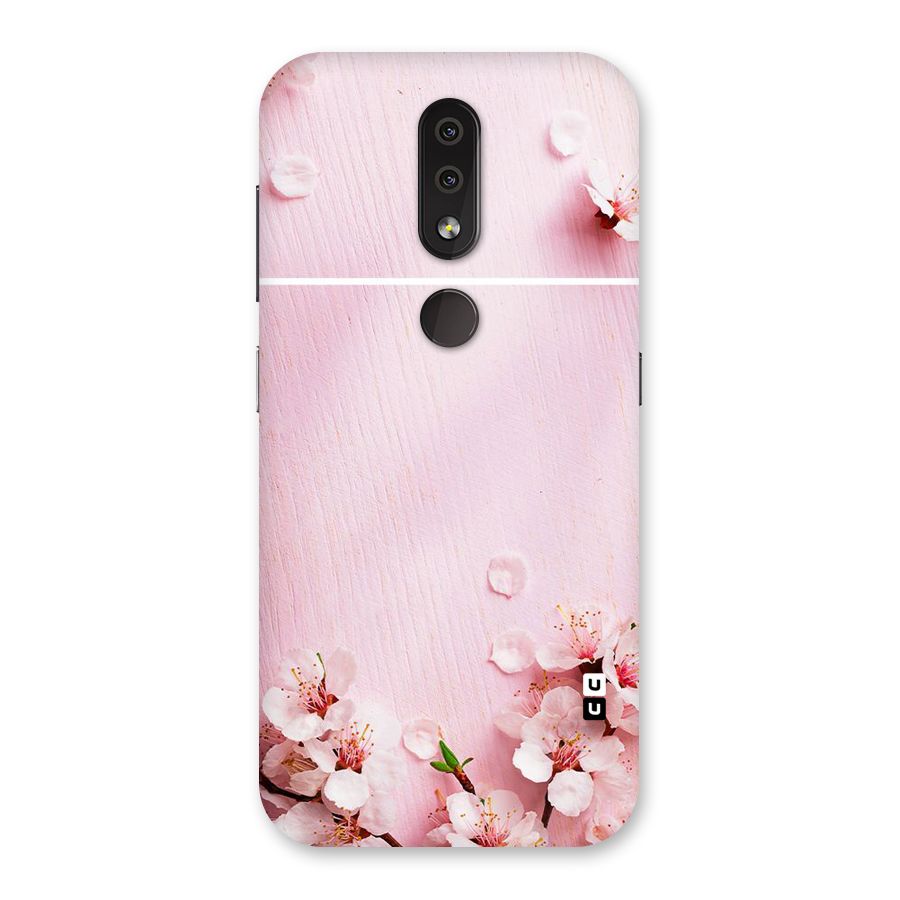 Blossom Frame Pink Back Case for Nokia 4.2