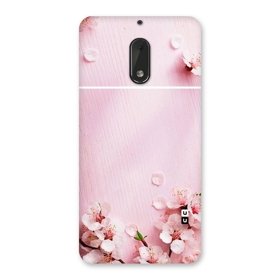 Blossom Frame Pink Back Case for Nokia 6