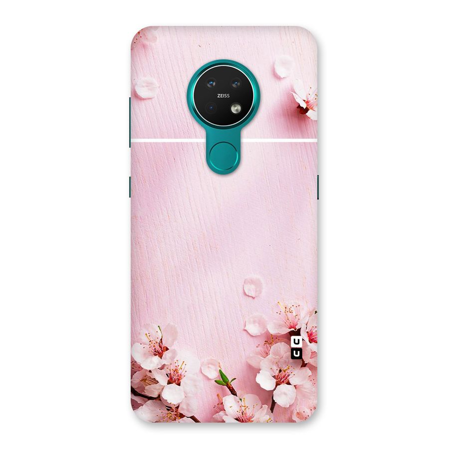 Blossom Frame Pink Back Case for Nokia 7.2