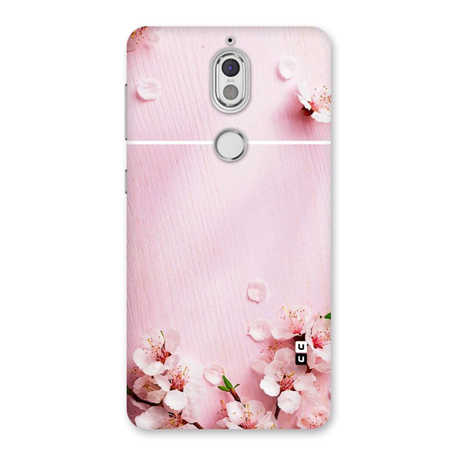 Blossom Frame Pink Back Case for Nokia 7