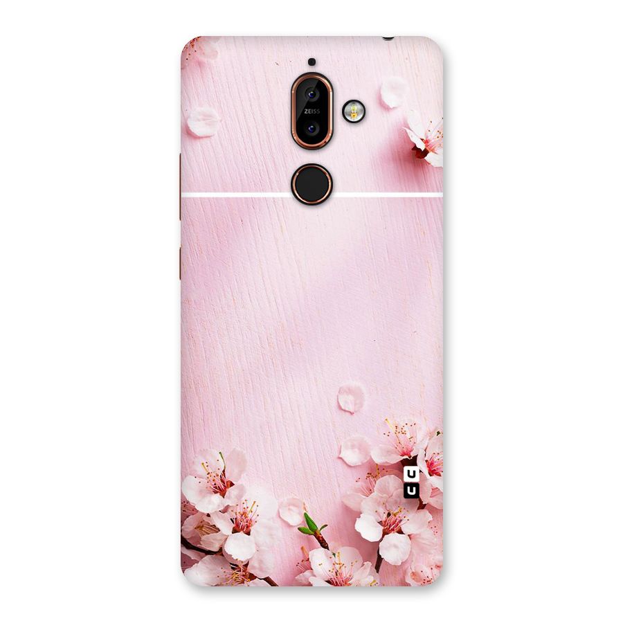 Blossom Frame Pink Back Case for Nokia 7 Plus