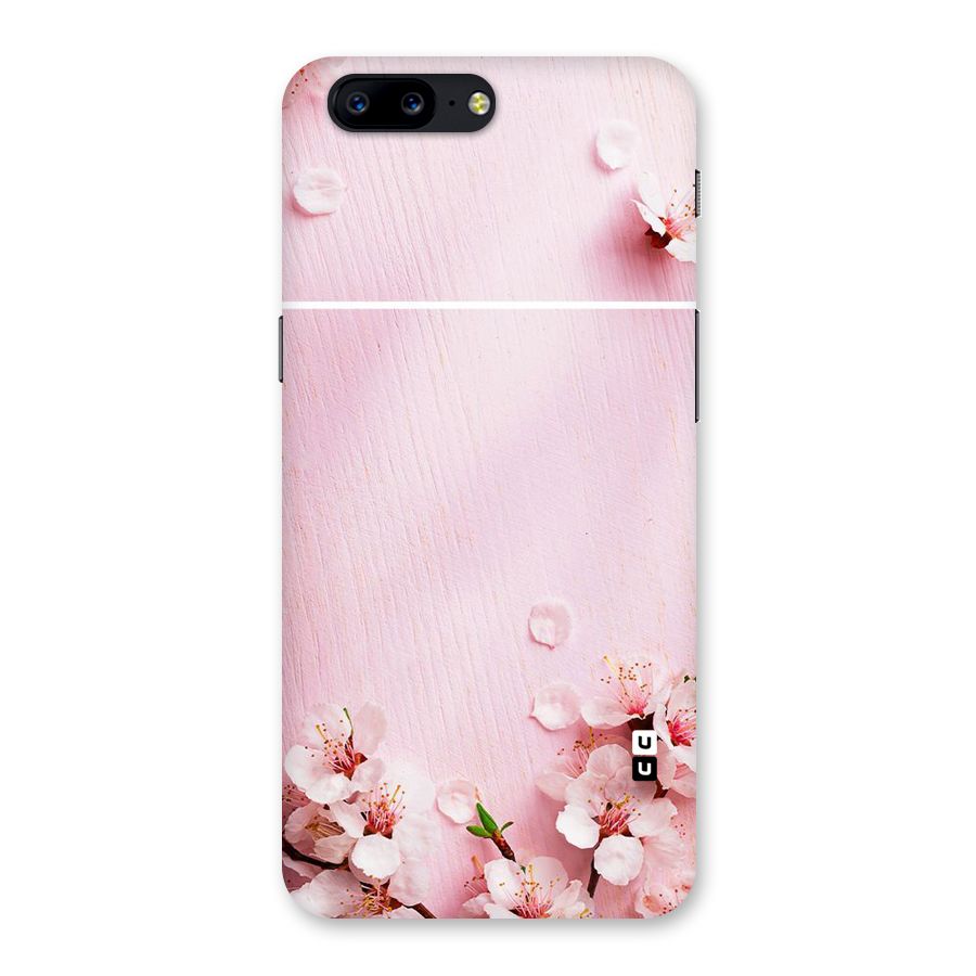 Blossom Frame Pink Back Case for OnePlus 5