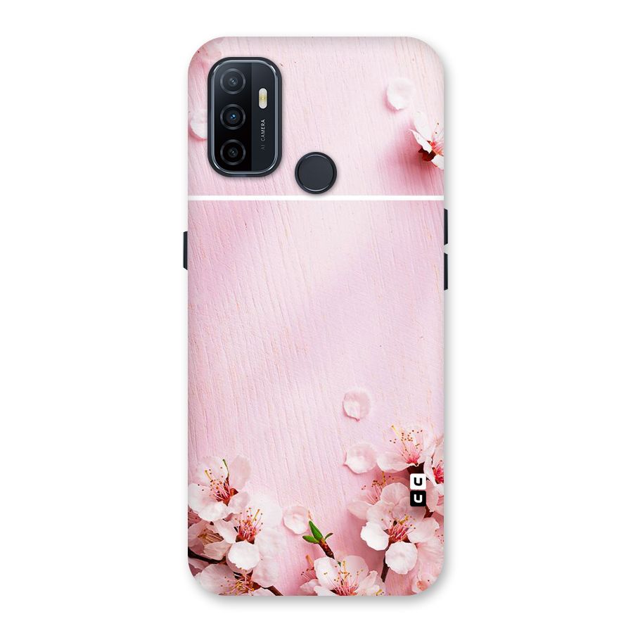 Blossom Frame Pink Back Case for Oppo A32