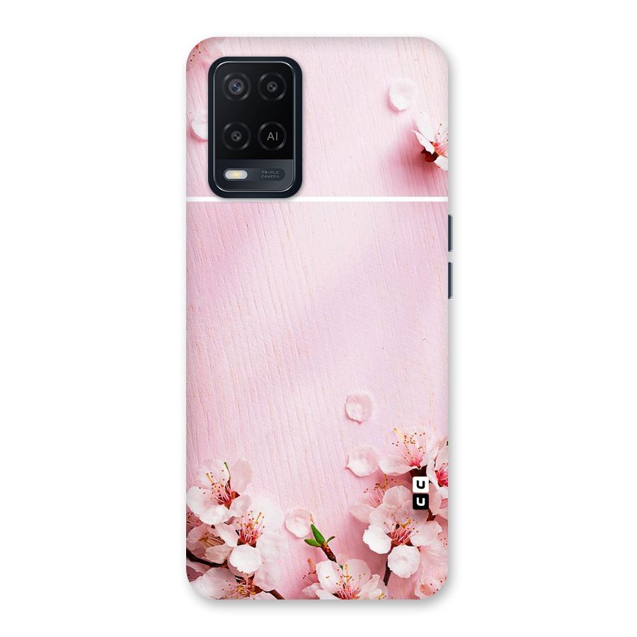 Blossom Frame Pink Back Case for Oppo A54