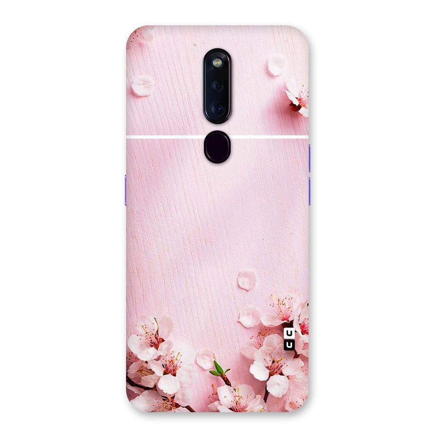 Blossom Frame Pink Back Case for Oppo F11 Pro