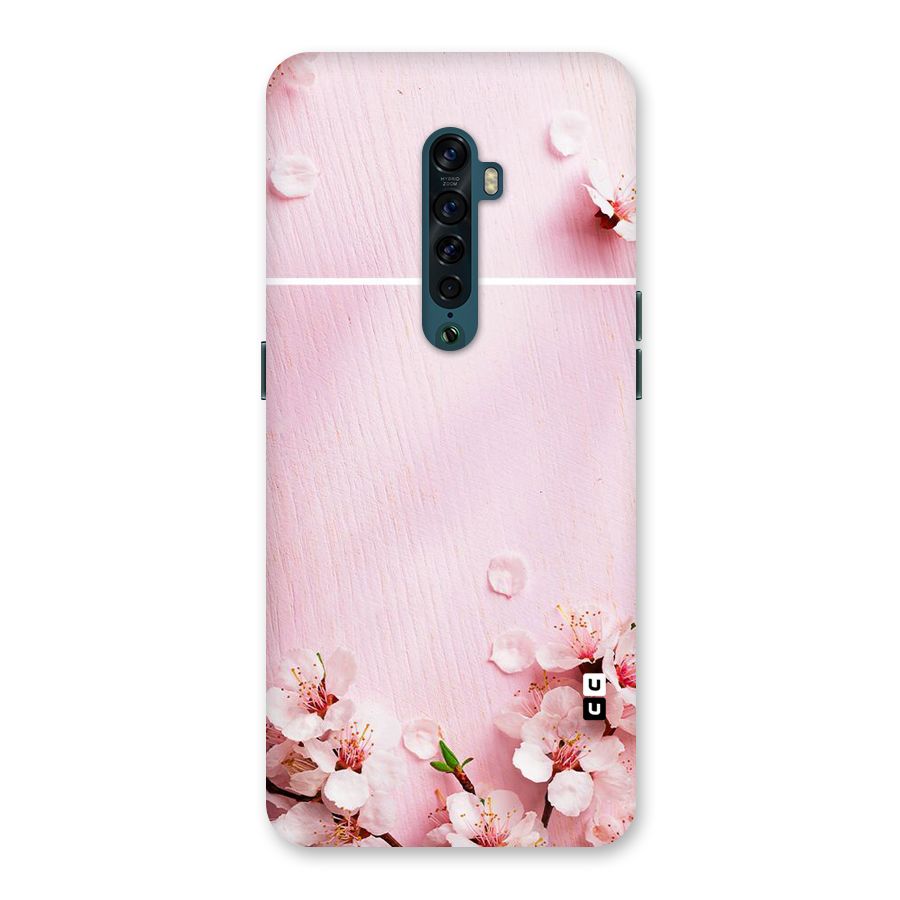Blossom Frame Pink Back Case for Oppo Reno2