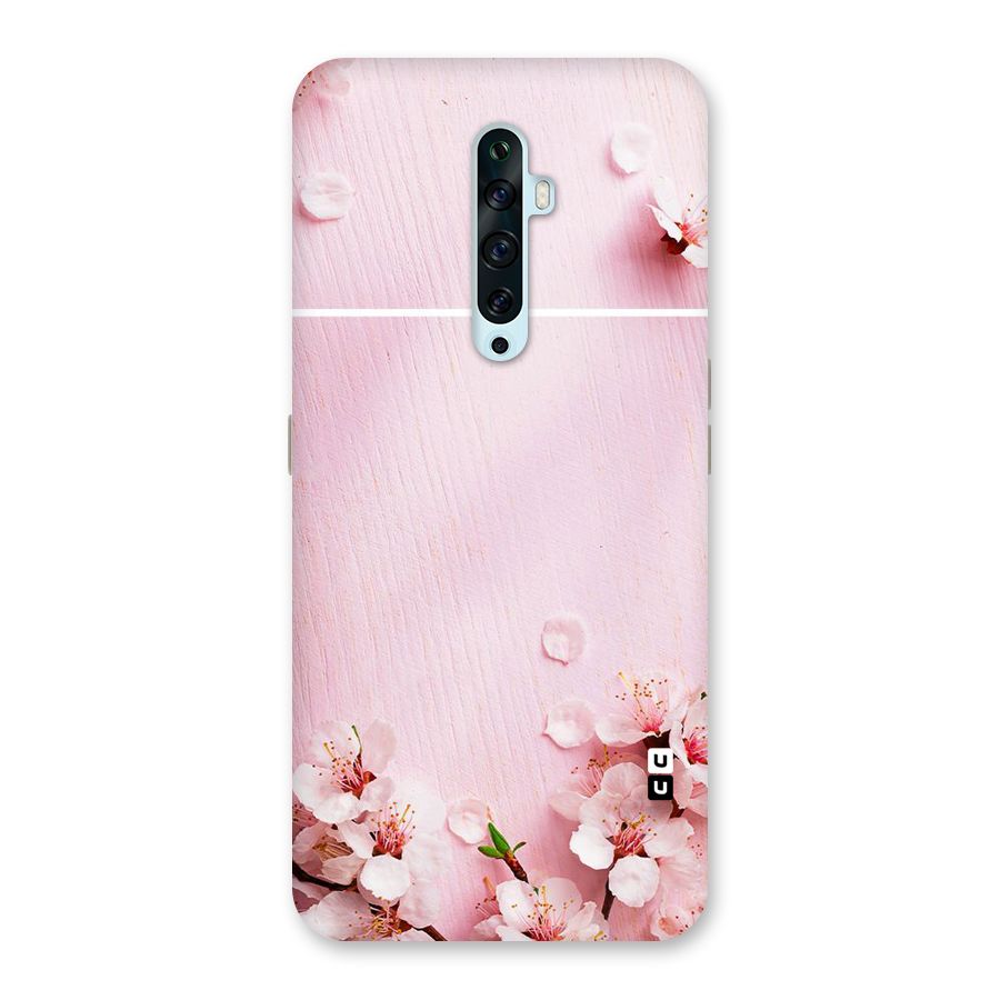 Blossom Frame Pink Back Case for Oppo Reno2 F